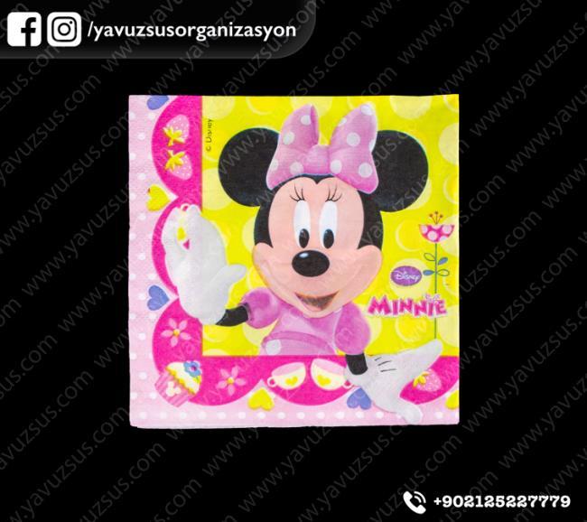 miny mouse peçete(20 adet)(kız)