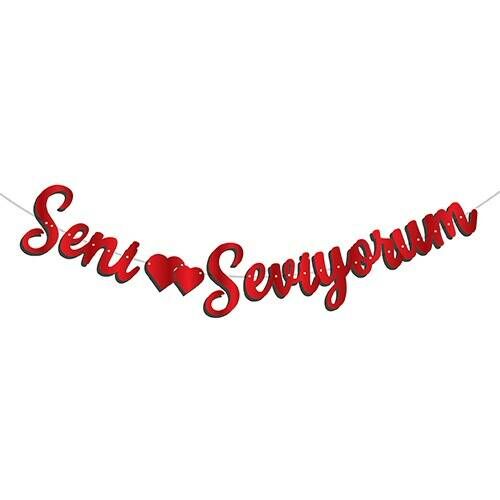 Seni Seviyorum Banner & Yazı