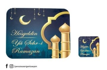 Ramazan Amerikan Servisi & Bardak Alt. set-4 lüSet