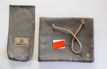 Gri Masa Örtüsü 150 cm x 240 cm / 6-8 kişilik dikdörtgen