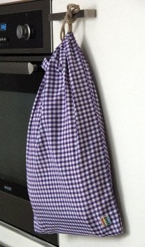 Mor Pötikareli Ekmek Kesesi
