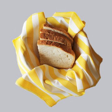 Sarı Çizgili Ekmek Sepeti Peçetesi
