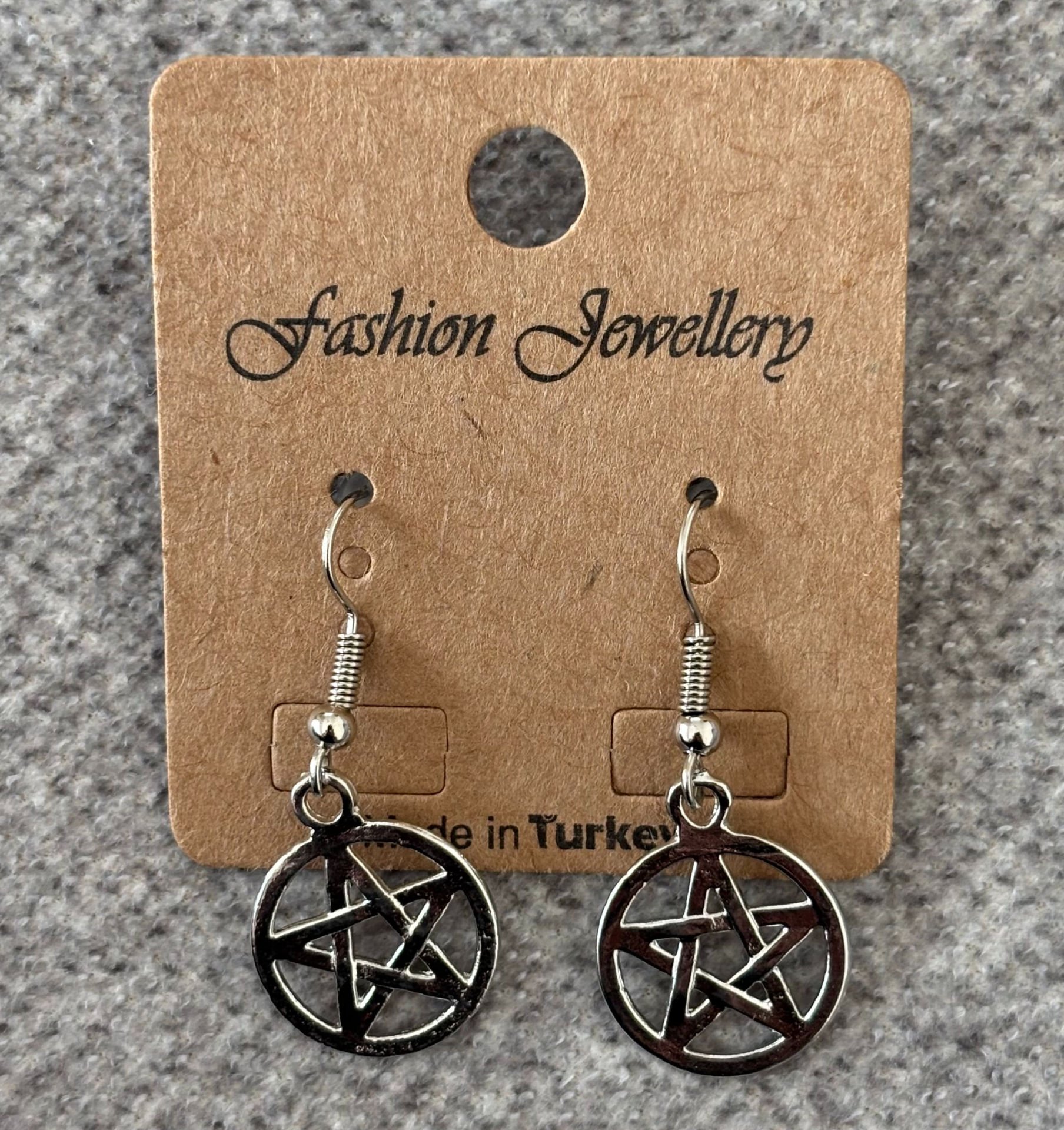 Pentagram Küpe