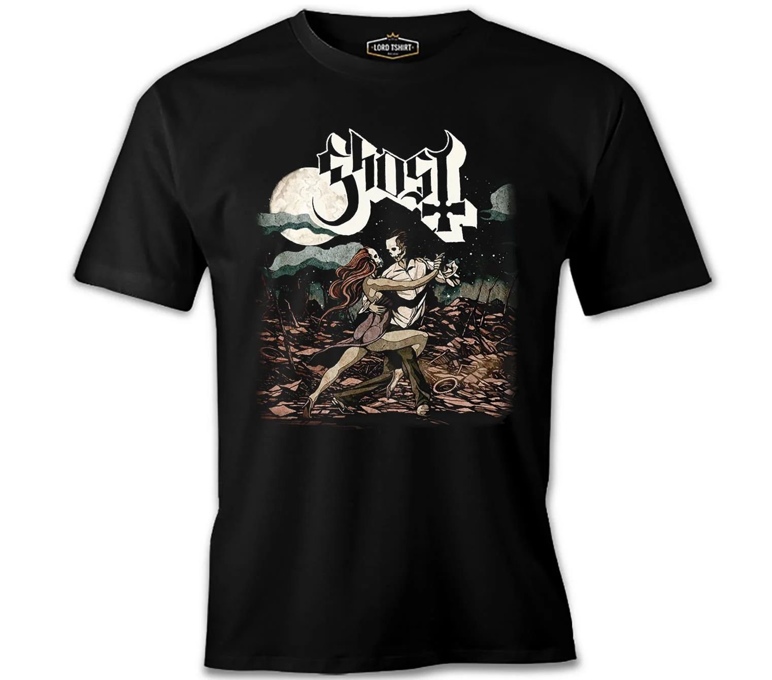 Ghost - Macabre Siyah Erkek Tişört 3XL
