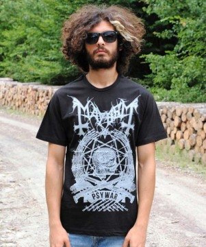 Mayhem Siyah Erkek Tişört S