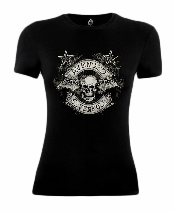 Avenged Sevenfold Bayan Tişört-A7X XS