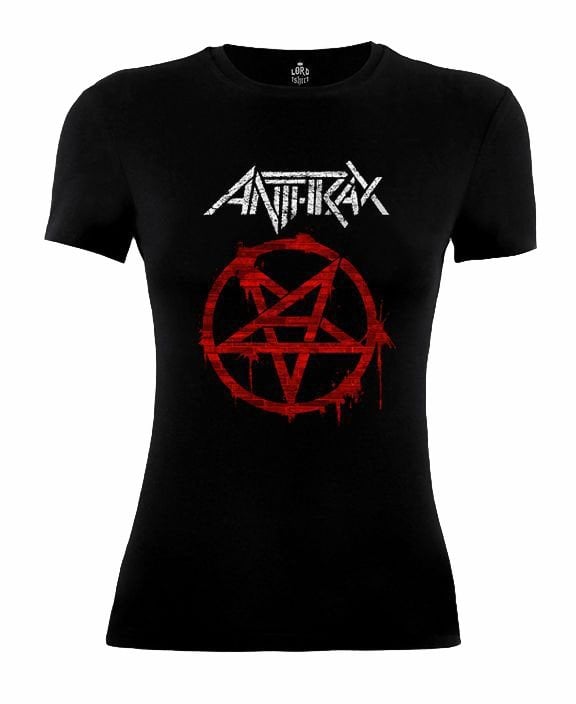 Anthrax Bayan Tişört XS