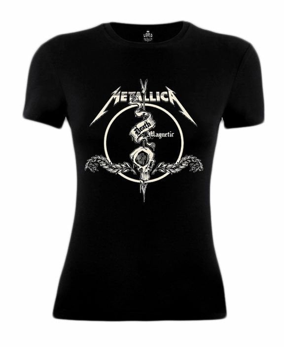Metallica Bayan Tişört-Death Magnetic L