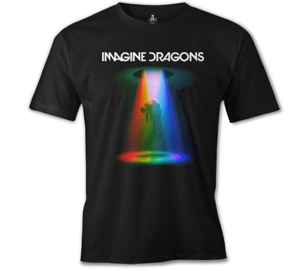 Imagine Dragons - Evolve  Siyah Erkek Tişört 3XL