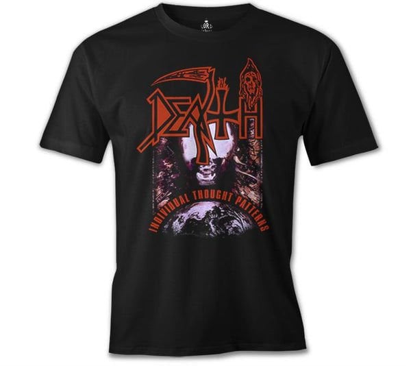 Death - Individual Thought Patterns Siyah Erkek Tişört 3XL