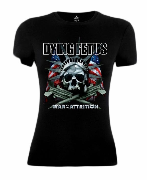 Dying Fetus Bayan Tişört-War of Attrition XS