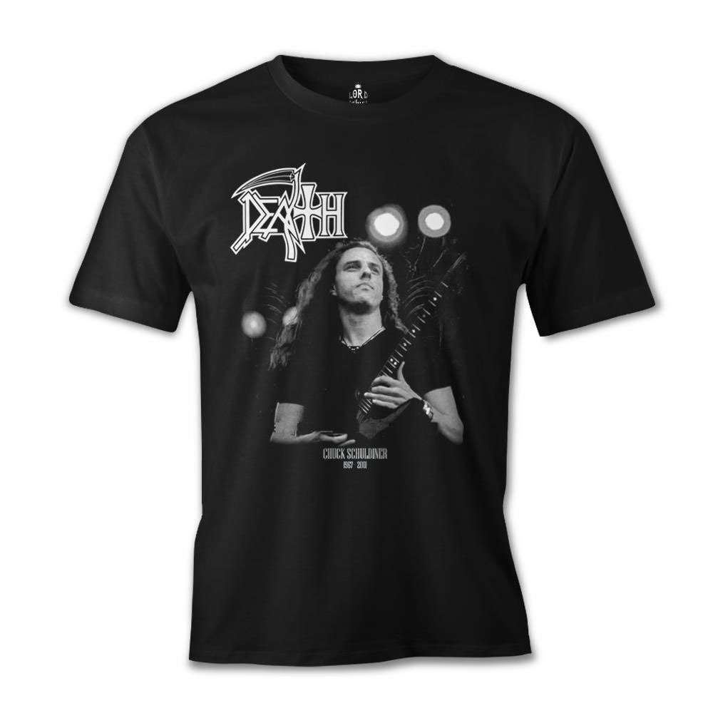 Death - Chuck Schuldiner Siyah Erkek Tişört S