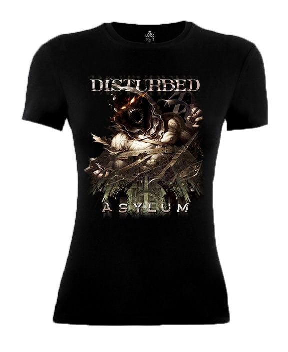 Disturbed Bayan Tişört-Asylum XS