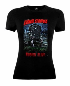 Avenged Sevenfold Bayan Tişört-Buried Alive XL