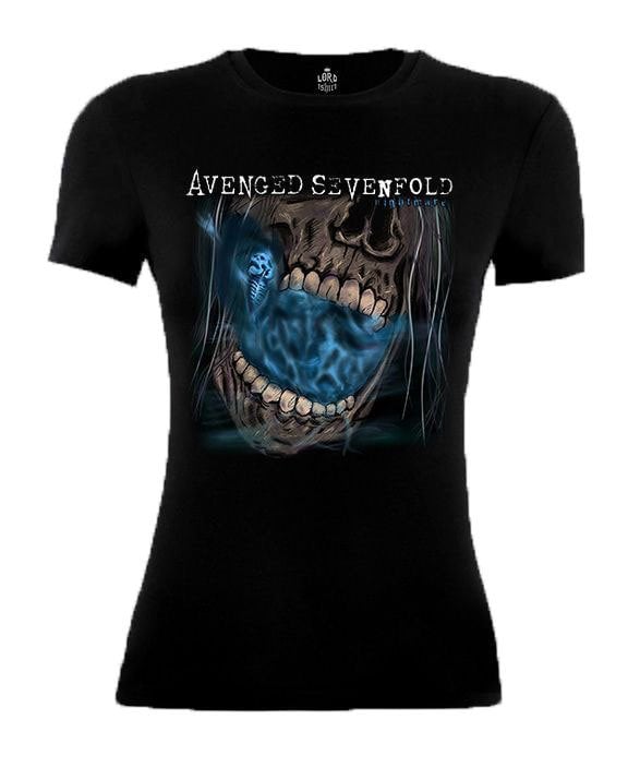 Avenged Sevenfold Bayan Tişört-Nightmare XS