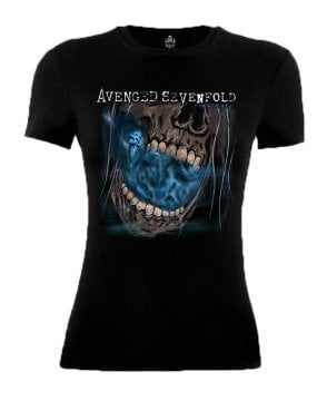 Avenged Sevenfold Bayan Tişört-Nightmare XL