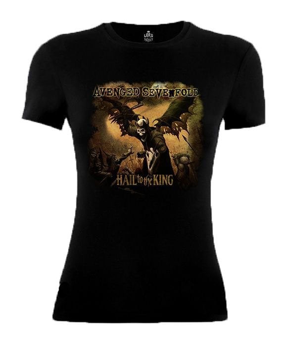 Avenged Sevenfold Bayan Tişört-Hail to the King XS