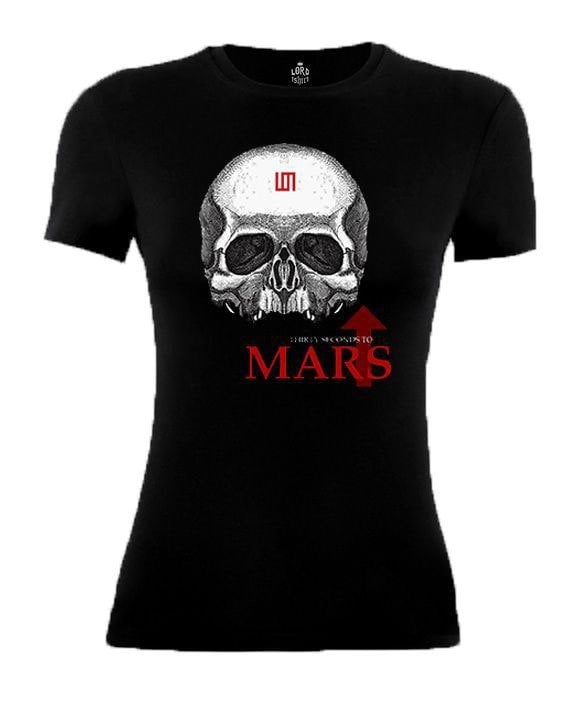 30 Seconds to Mars Bayan Tişört XS
