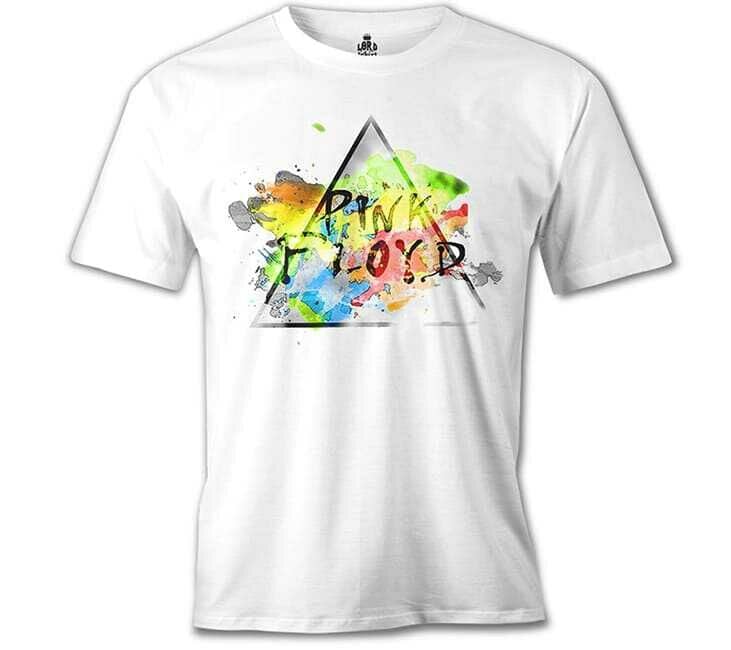 Pink Floyd Beyaz Erkek Tişört L