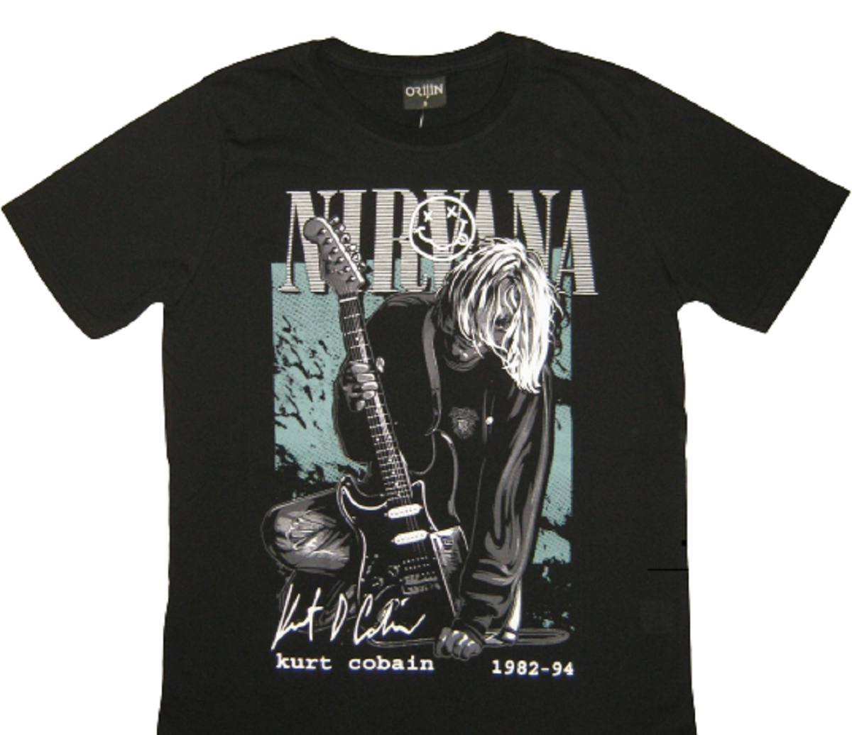 Nirvana Tişört-Kurt Cobain M
