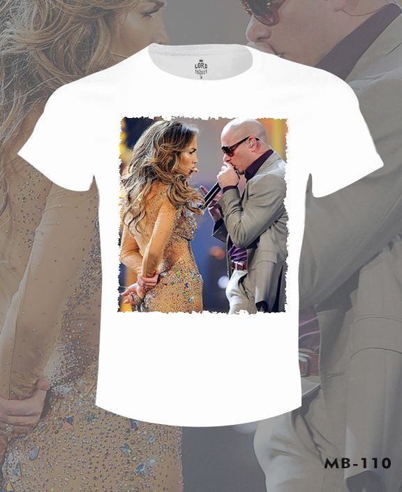 Jennifer Lopez & Pitbull Tişört XL