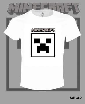 Minecraft - Creeper Stencil Tişört