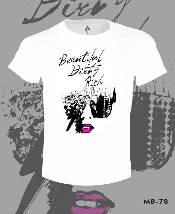 Lady Gaga - Beautiful Dirty Rich Tişört XL