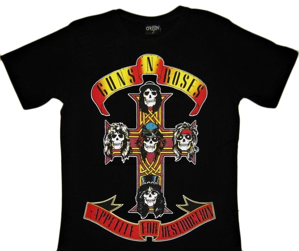 METAL T ORT kategorisinde Guns n Roses Appetite For Destruction Ti ort