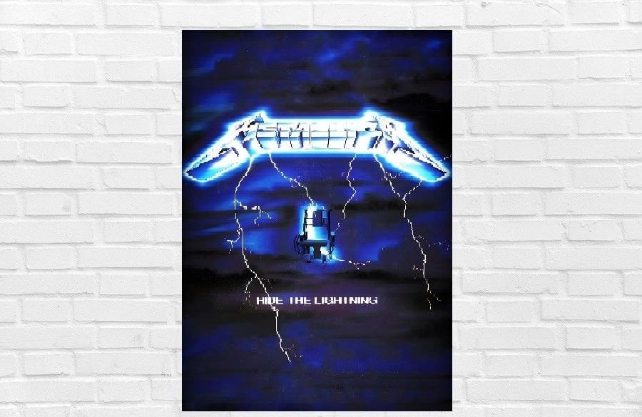 Metallica Ride the Lightning Duvar Halısı