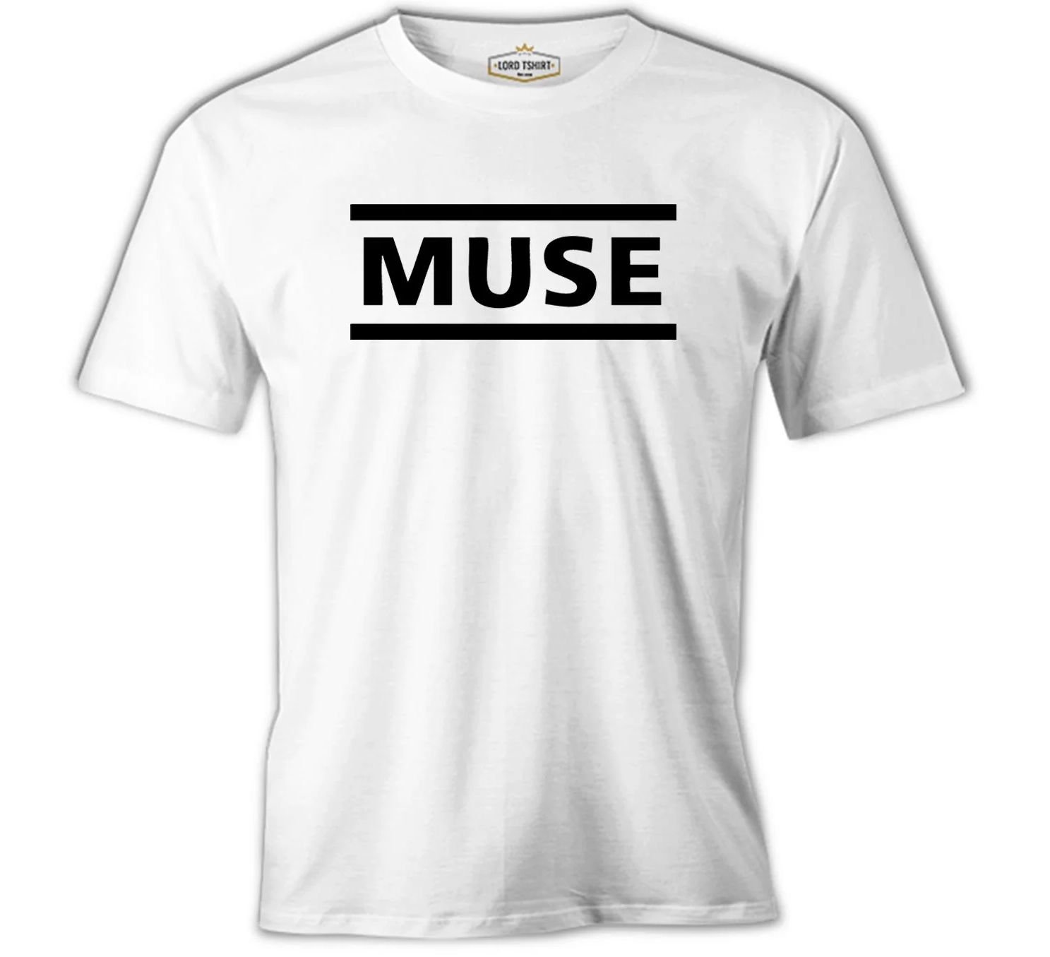 Muse - Logo Beyaz Erkek Tişört 3XL