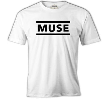 Muse - Logo Beyaz Erkek Tişört