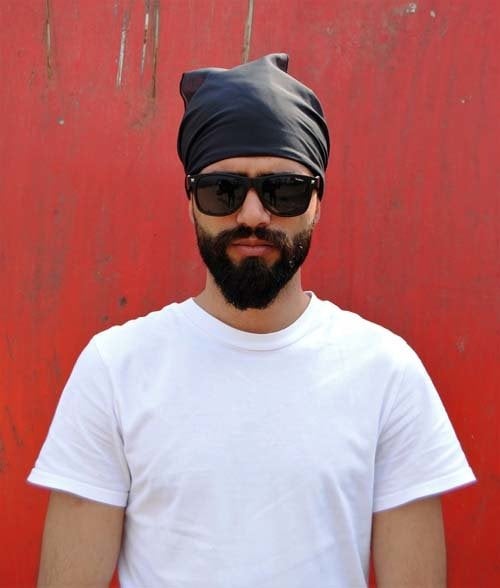 Bandana Düz siyah