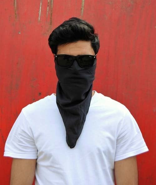 Bandana Düz siyah