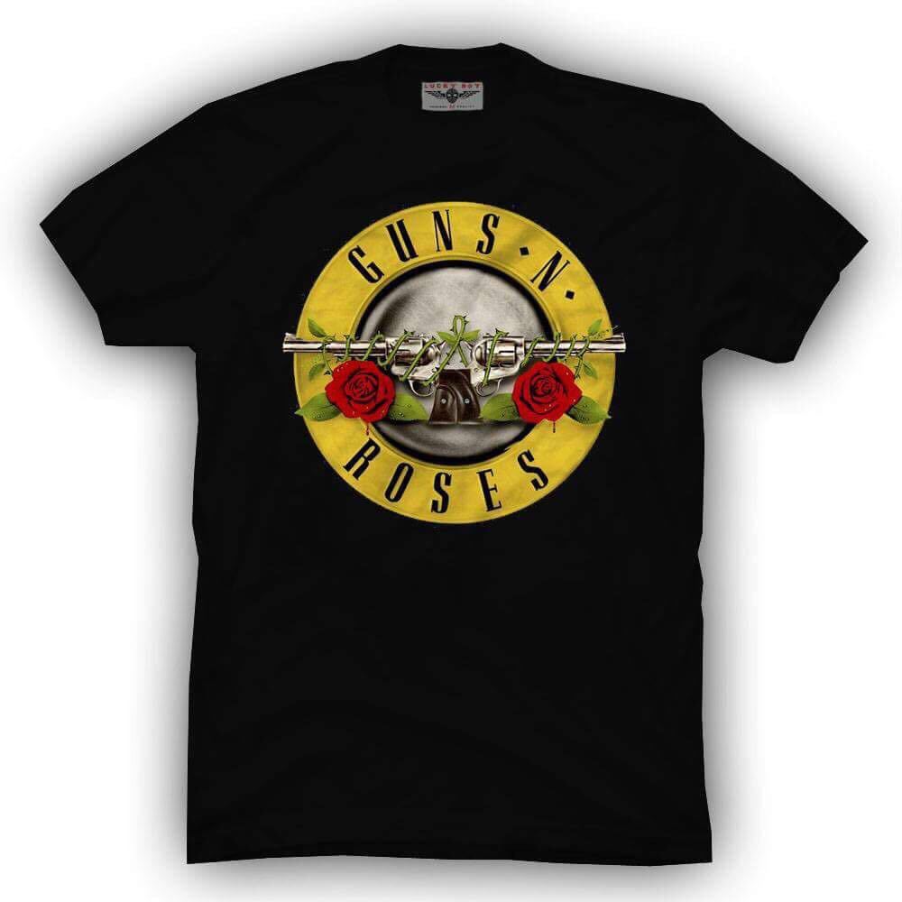 METAL T ORT kategorisinde Guns n Roses Siyah Erkek Ti ort Logo