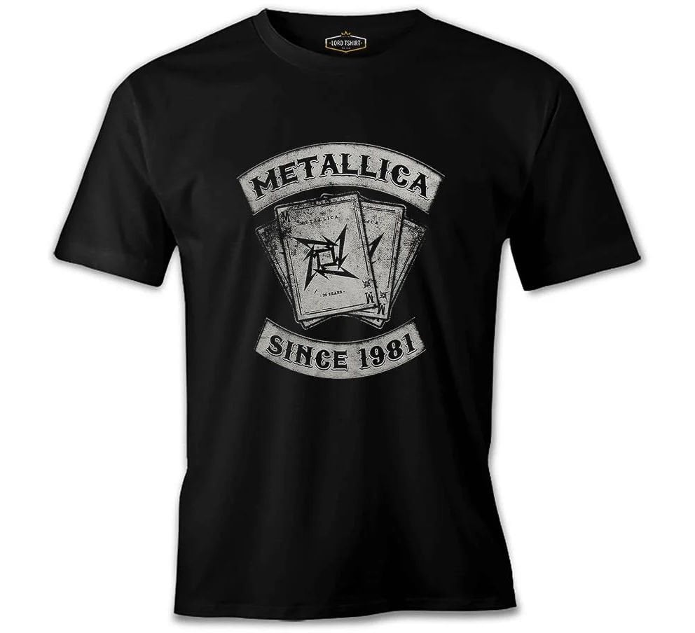 Metallica - Since 1981 Siyah Erkek Tişört M