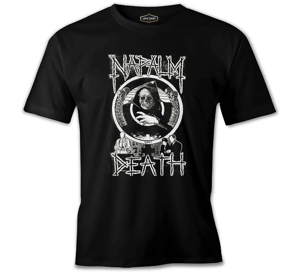 Napalm Death - Life? Siyah Erkek Tişört 3XL