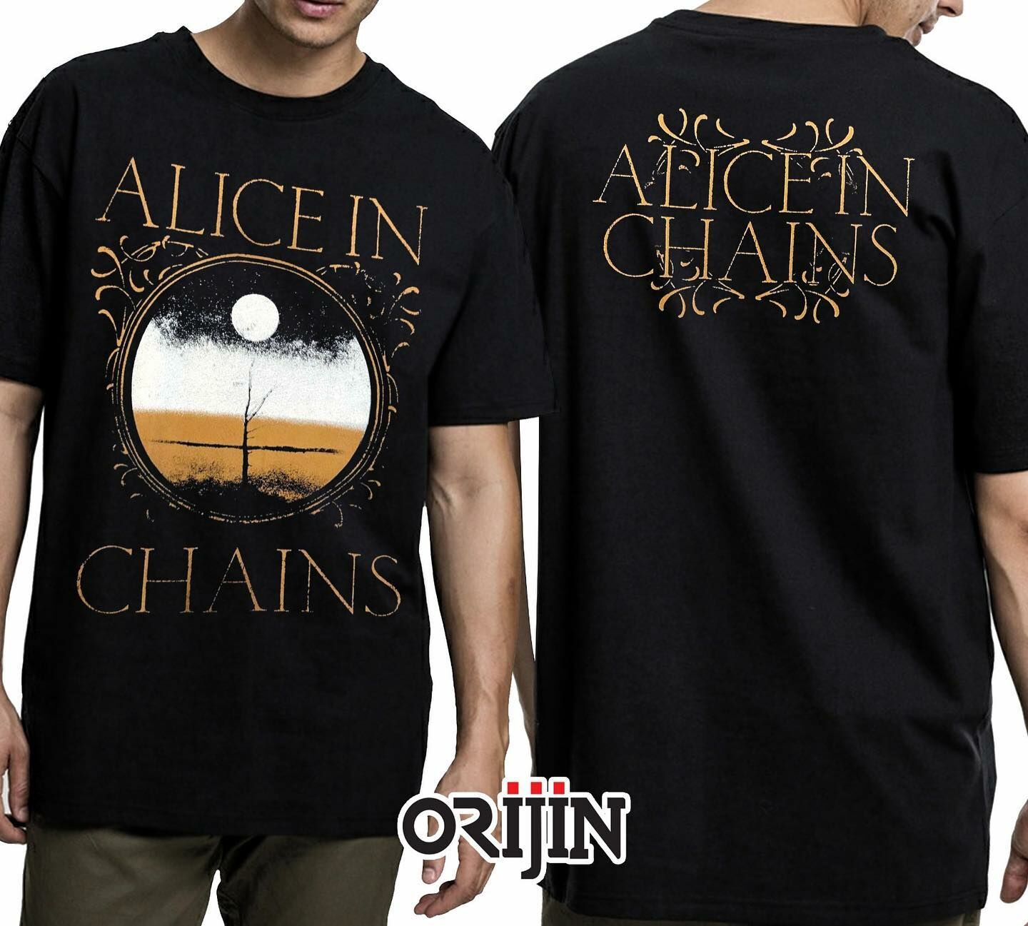 Alice in Chains Siyah Erkek Tişört XL