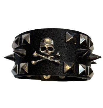 Kurukafa Piramit Spike Detaylı Bileklik