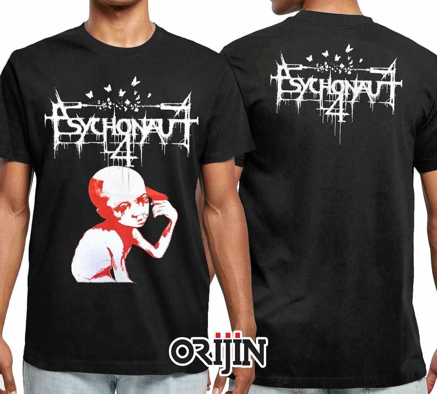 Psychonaut 4 Siyah Erkek Tişört XL