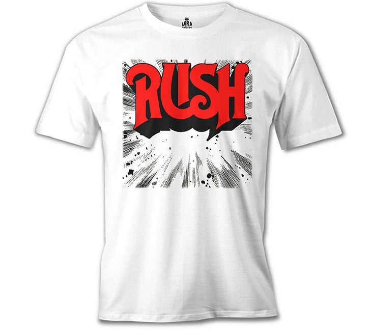 Rush Beyaz Erkek Tişört XL
