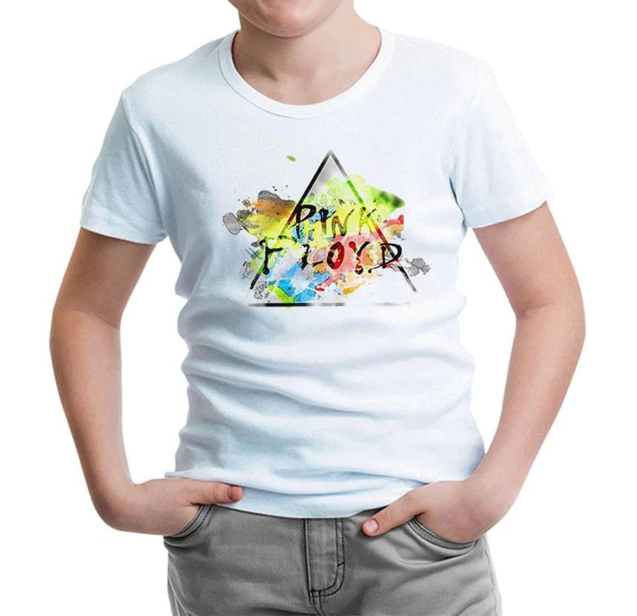 Pink Floyd Beyaz Çocuk Tişört 12