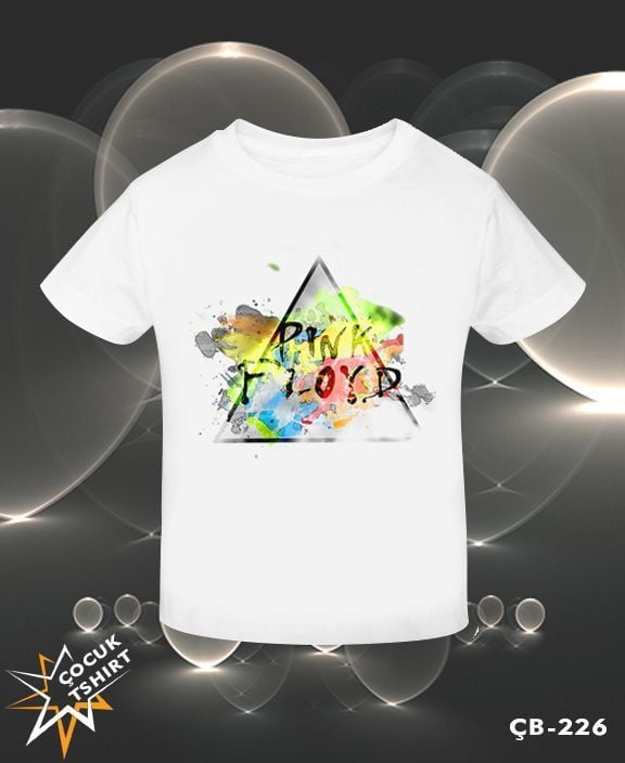 Pink Floyd Beyaz Çocuk Tişört 12