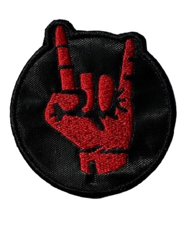 Metal Hand Sign Ufak Boy Patch