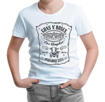 Guns N'Roses - Paradise City Beyaz Çocuk Tişört 12