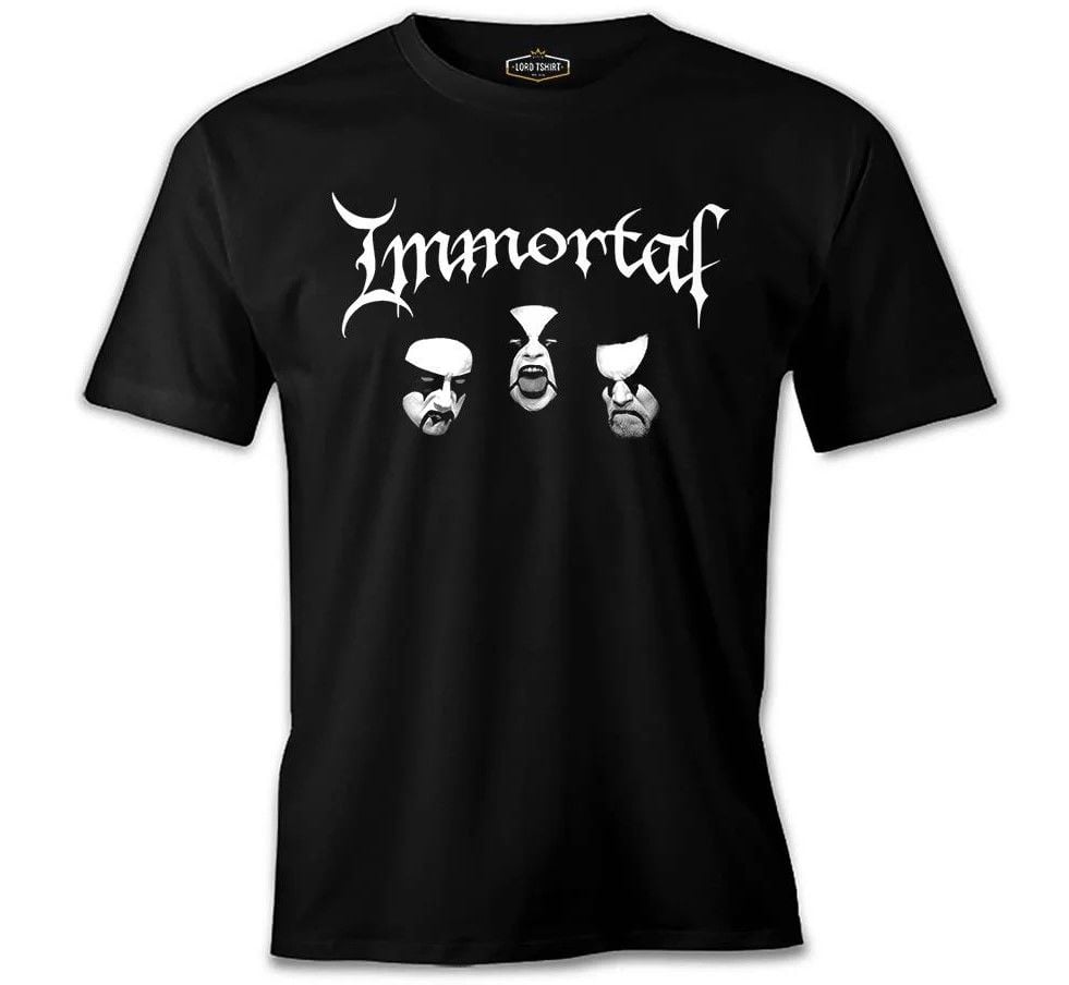 Immortal Siyah Erkek Tişört 3XL