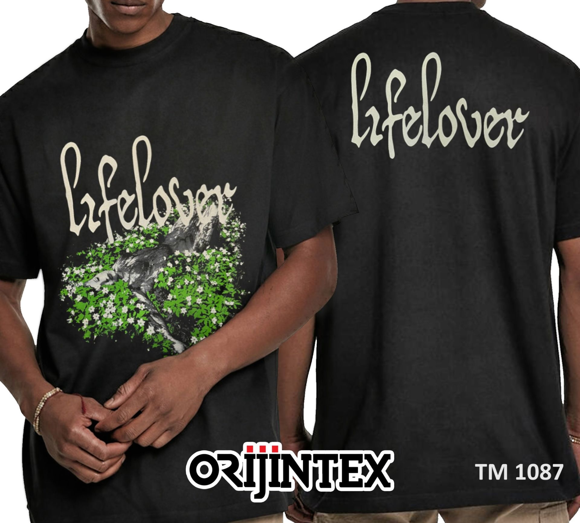 Lifelover Siyah Erkek Tişört XL