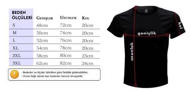 Immortal Siyah Erkek Tişört 3XL