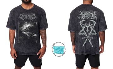 Lorna Shore Yıkamalı Over Size Tişört XL