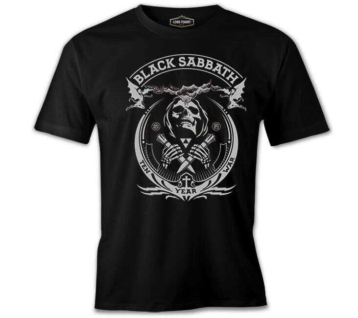 Black Sabbath - Ten Year War Siyah Erkek Tişört L