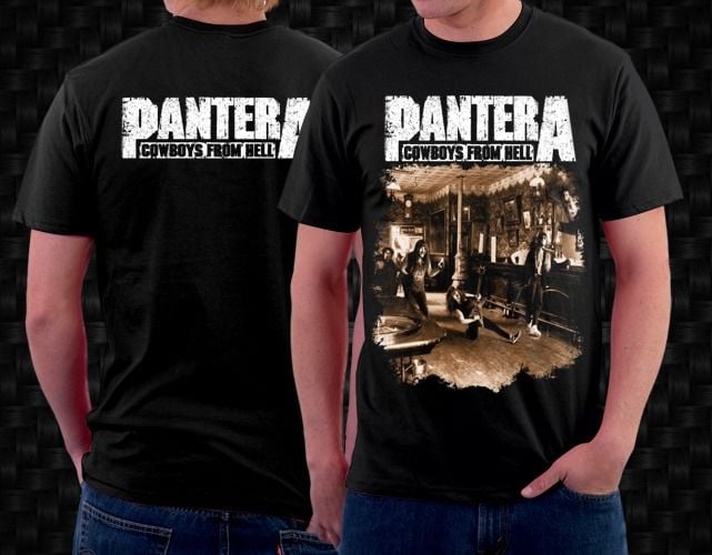 Pantera Siyah Erkek Tişört XXL